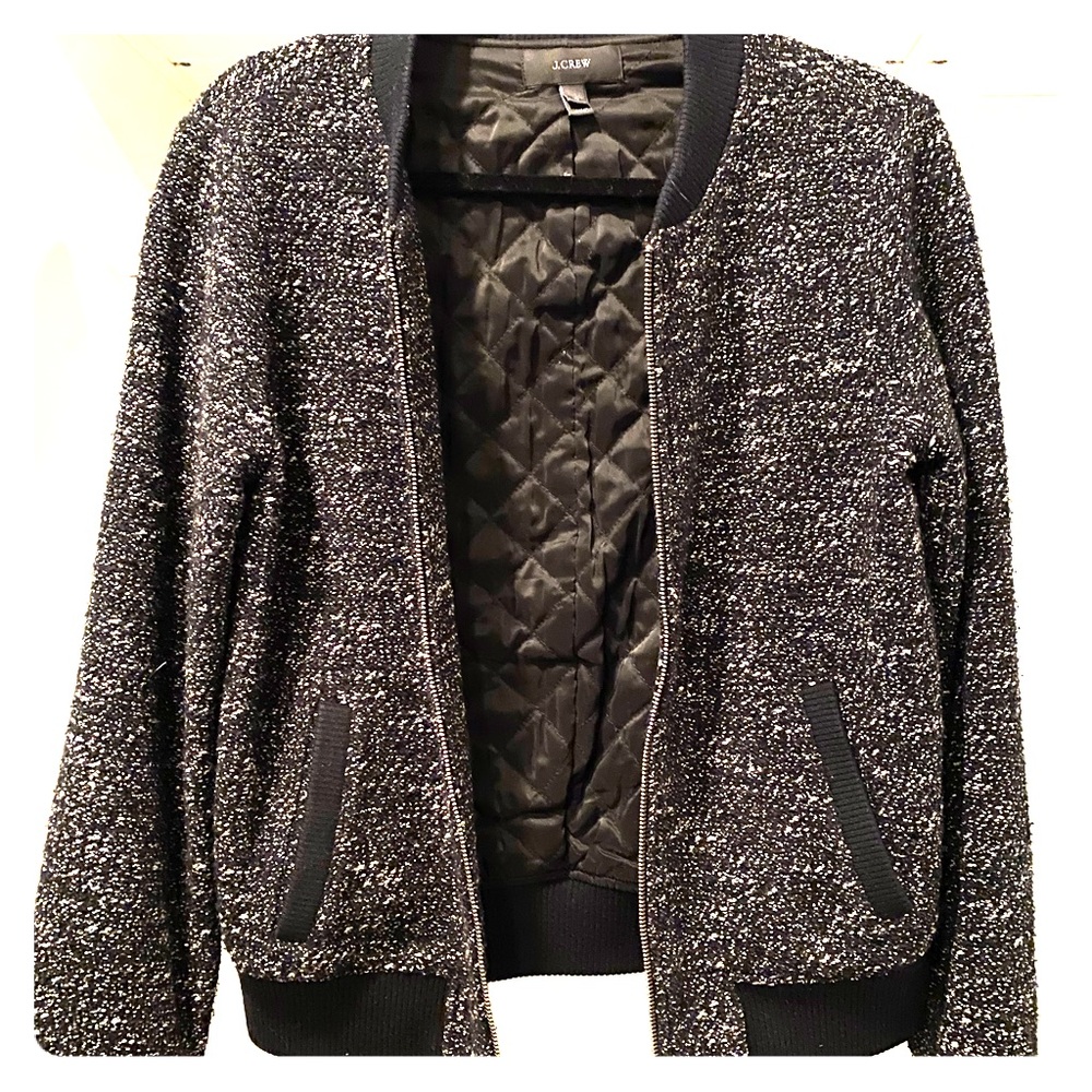 J.Crew Tweed ‘Bomber’ Jacket